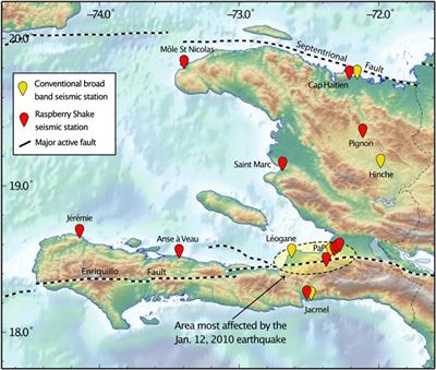 A Socio-Seismology Experiment in Haiti